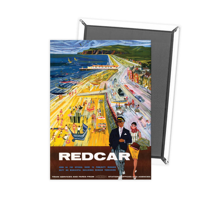 Redcar British Railways Fridge Magnet