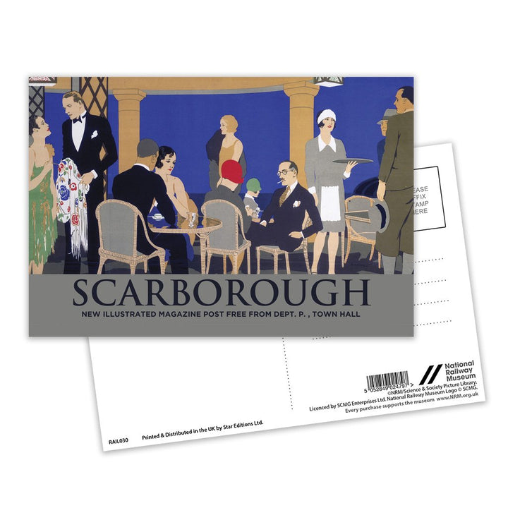 Scarborough Nightlife Postcard Pack of 8