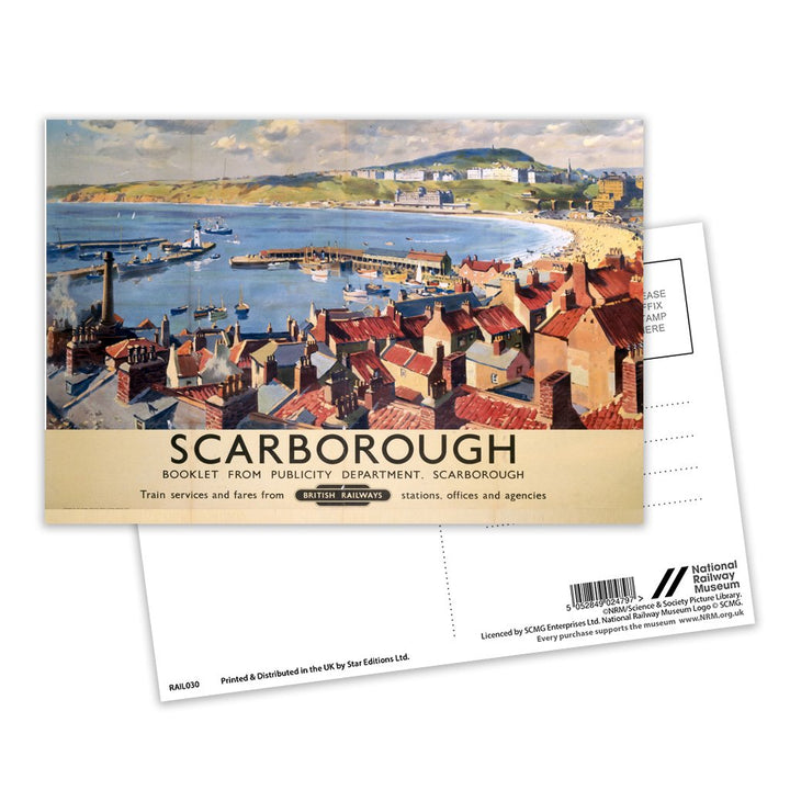 Scarborough from the Town - British Railways Postcard Pack of 8