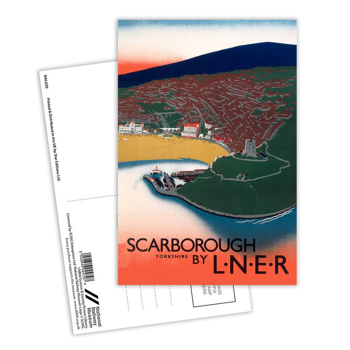 Scarborough Yorkshire by LNER Postcard Pack of 8