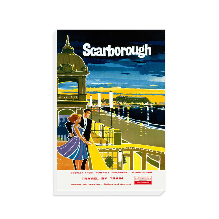 Scarborough at Night - British Railways - Canvas