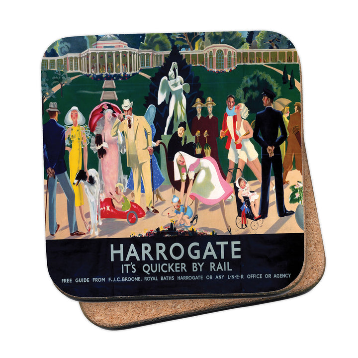 Harrogate, It's Quicker By Rail Coaster