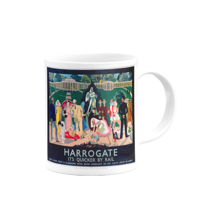 Harrogate, It's Quicker By Rail Mug