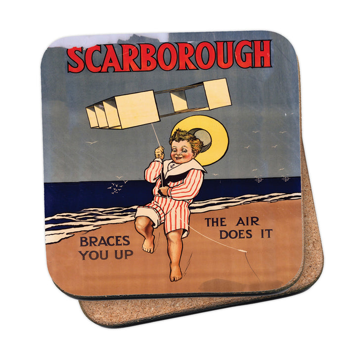 Scarborough Braces you Up Coaster