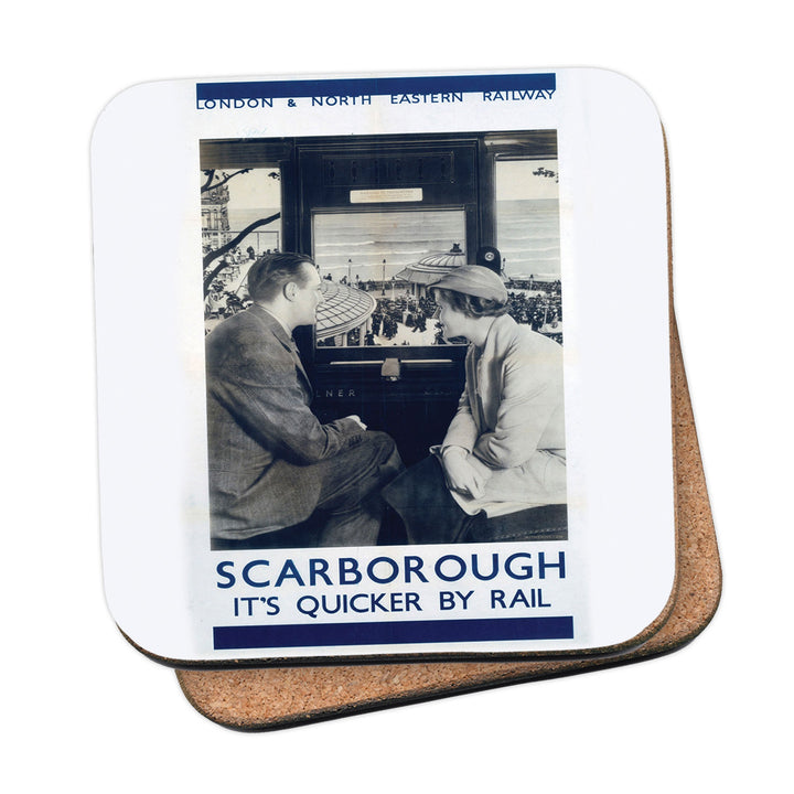 Scarborough from the Train - It's Quicker by Rail Coaster
