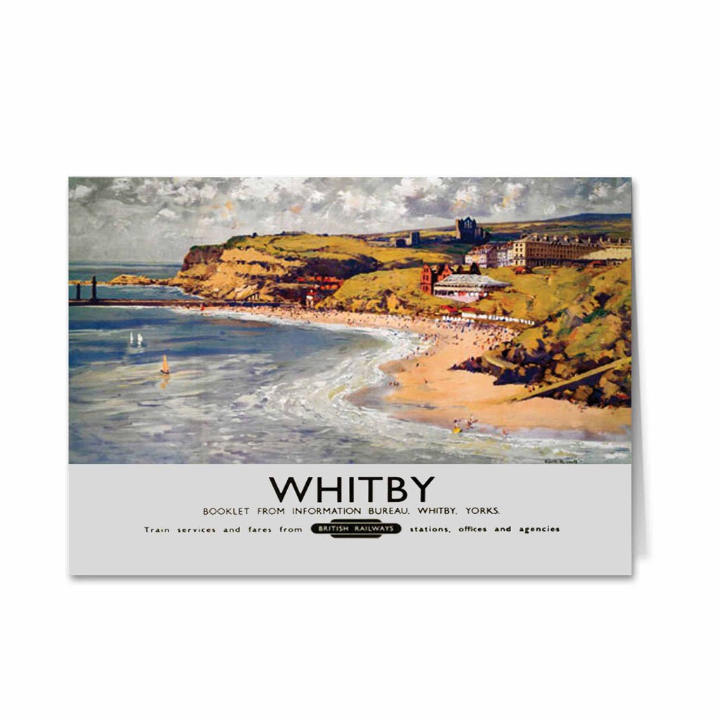 Whitby Yorkshire British Railways Greeting Card