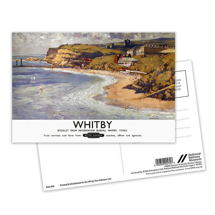 Whitby Yorkshire British Railways Postcard Pack of 8