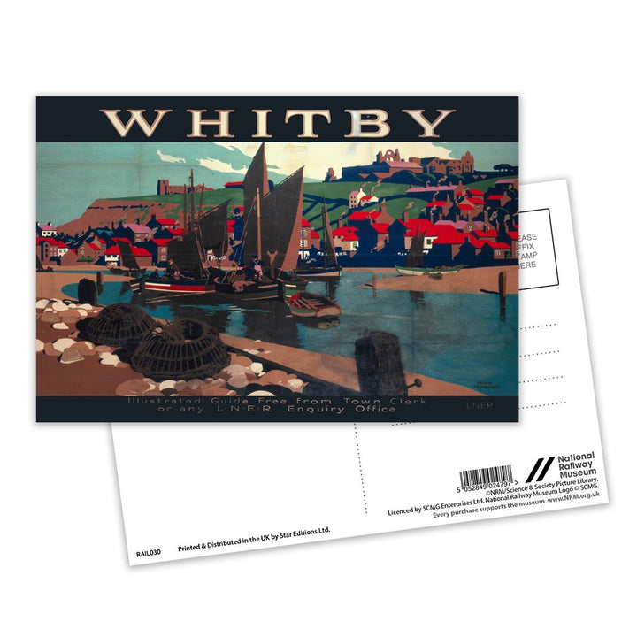 Whitby LNER Postcard Pack of 8