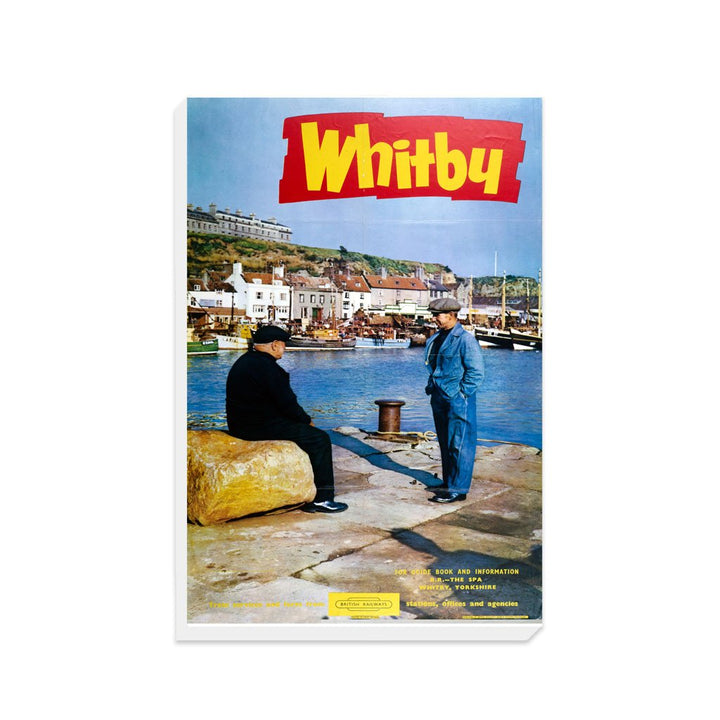 Whitby, Men chatting - Canvas