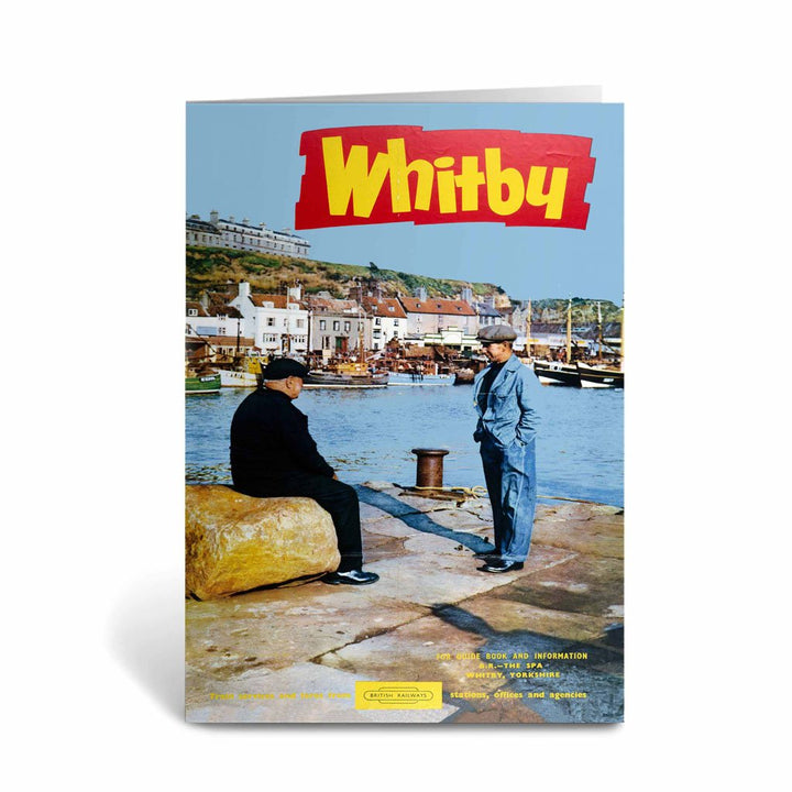Whitby, Men chatting Greeting Card