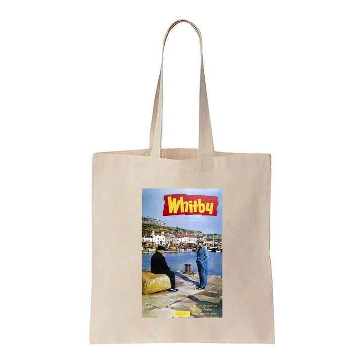 Whitby, Men chatting - Canvas Tote Bag