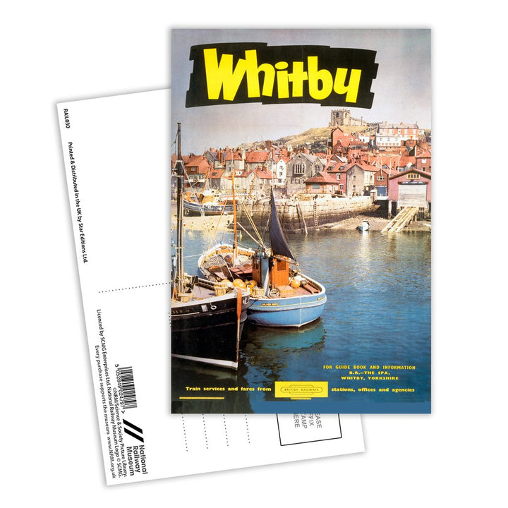 Whitby Boats - British Railways Postcard Pack of 8