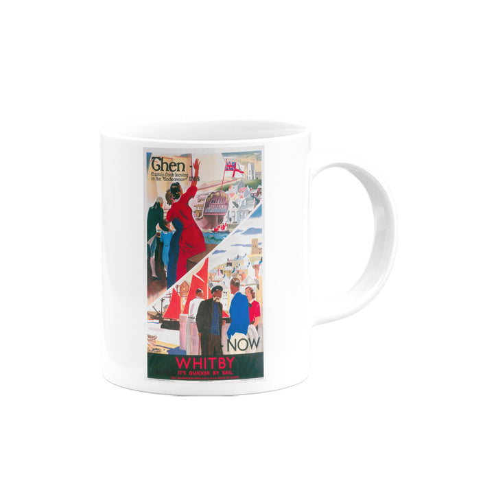 Whitby Then and Now Mug
