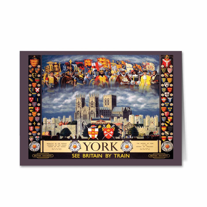 York - See Britain by Train Greeting Card