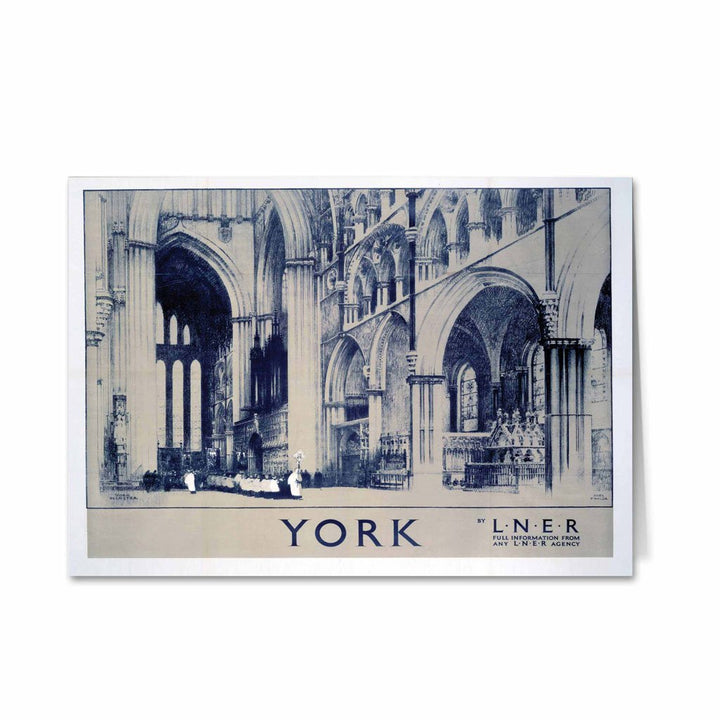 York by LNER Greeting Card