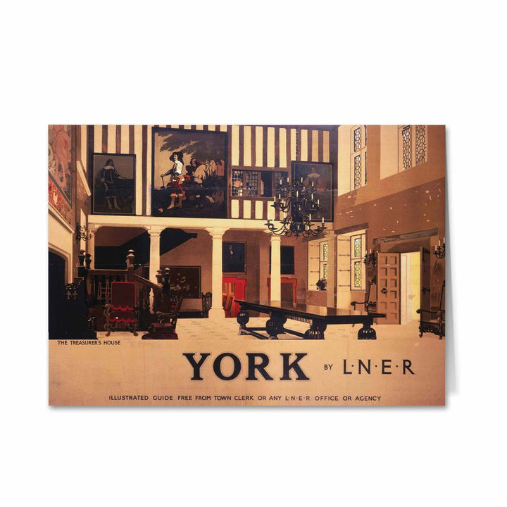 York The Treasurers House Greeting Card