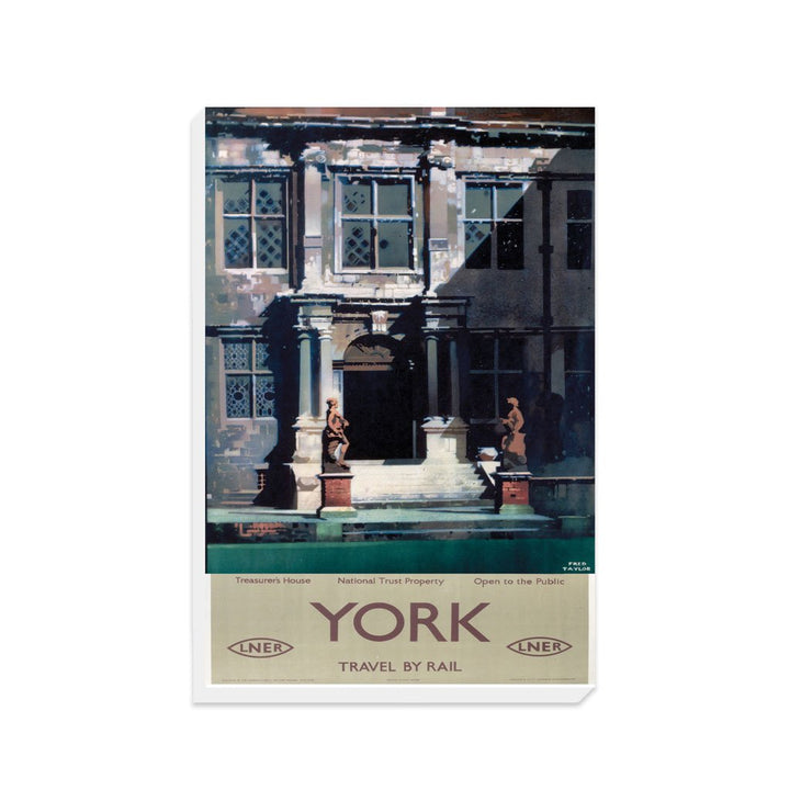 York Treasurer's House National Trust - LNER - Canvas