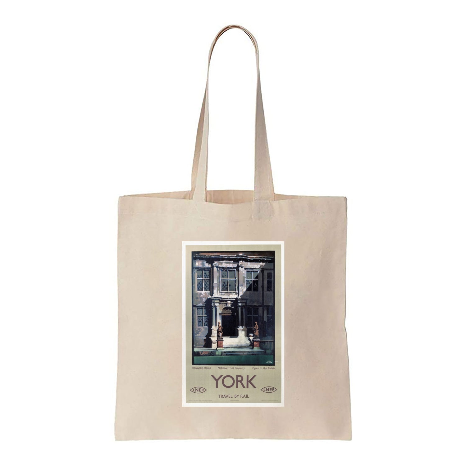 York Treasurer's House National Trust - LNER - Canvas Tote Bag
