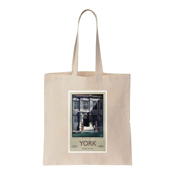 York Treasurer's House National Trust - LNER - Canvas Tote Bag