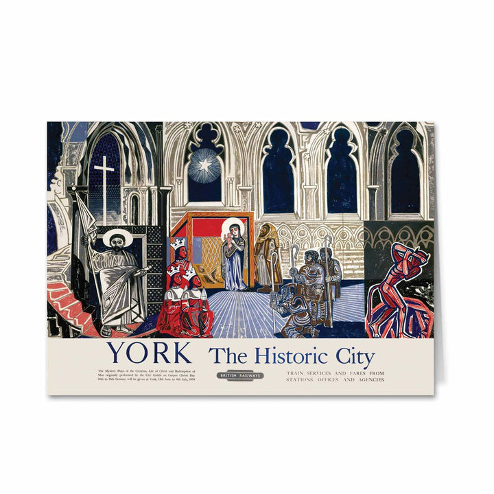 York The Historic City Greeting Card