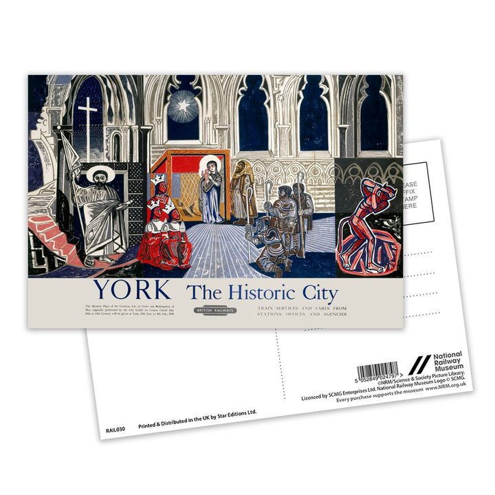 York The Historic City Postcard Pack of 8