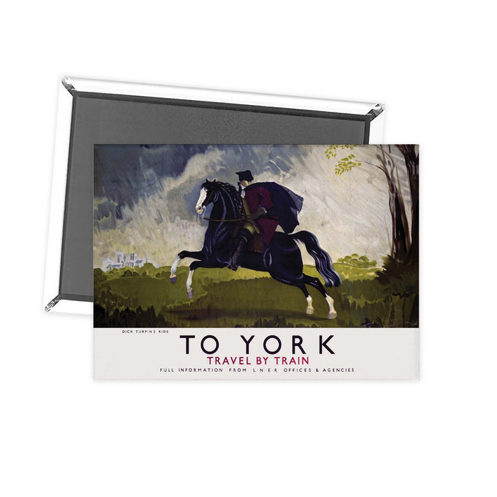 To York Dick Turpin's Ride Fridge Magnet