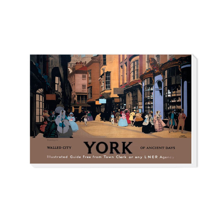 York, Walled City of Ancient Days LNER - Canvas