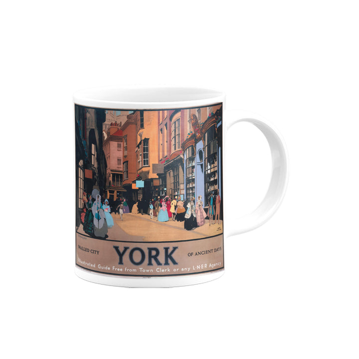 York, Walled City of Ancient Days LNER Mug