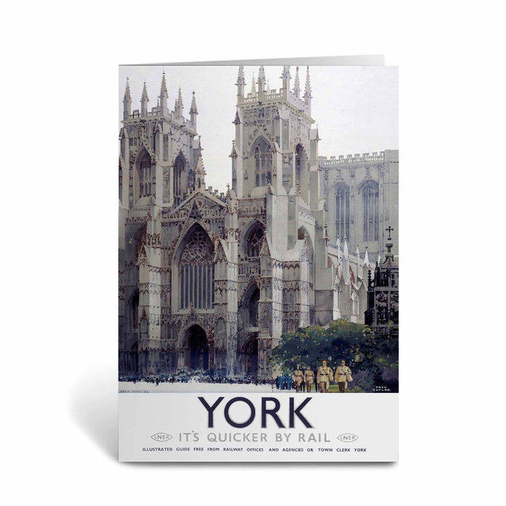York Cathedral Greeting Card