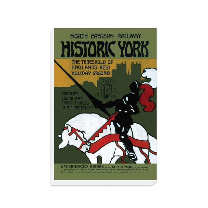 Historic York - Black Knight - Canvas