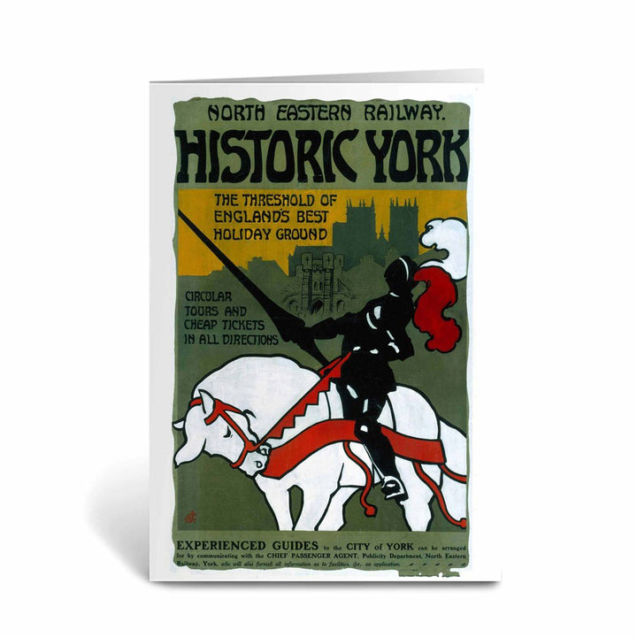 Historic York - Black Knight Greeting Card