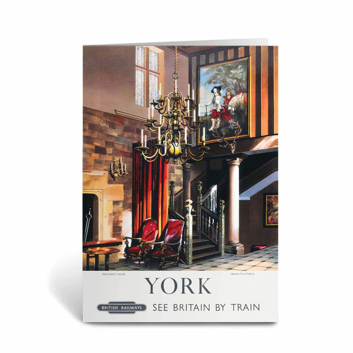 York The Treasurers House Greeting Card