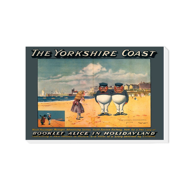 The Yorkshire Coast Alice in Wonderland - Canvas