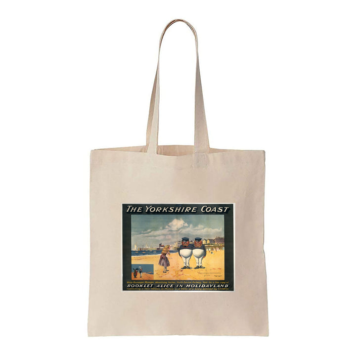 The Yorkshire Coast Alice in Wonderland - Canvas Tote Bag