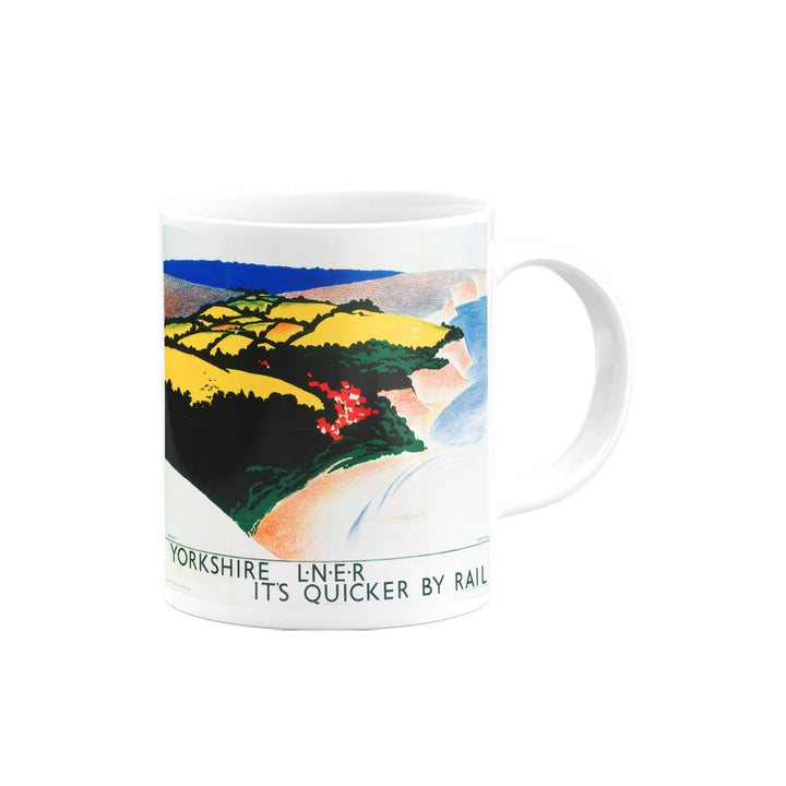 Yorkshire LNER It's Quicker By Rail Mug