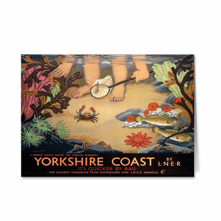 Yorkshire Coast - Summer Visitor Greeting Card