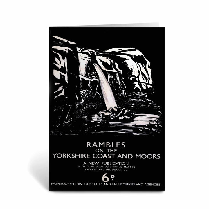 Rambles on the Yorkshire Coast and Moors Greeting Card