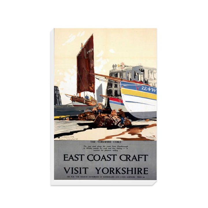 East Coast Craft The Yorkshire Coble - Canvas