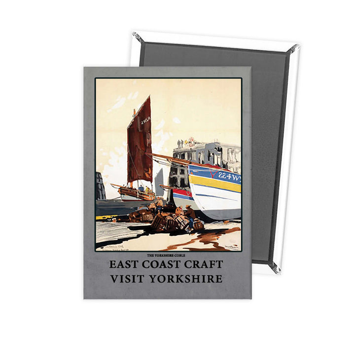 East Coast Craft The Yorkshire Coble Fridge Magnet