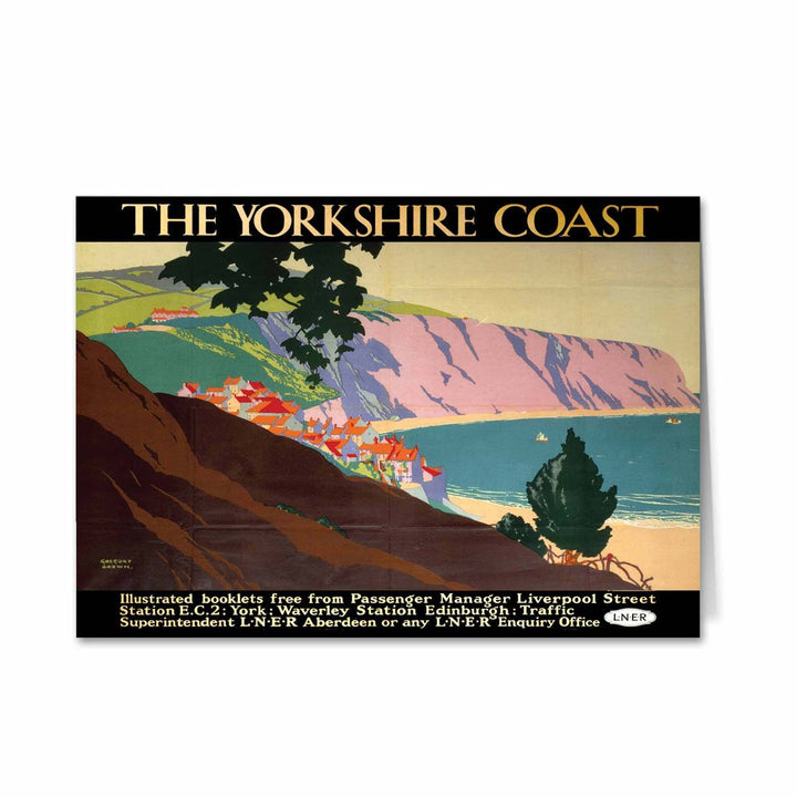 The Yorkshire Coast LNER Greeting Card