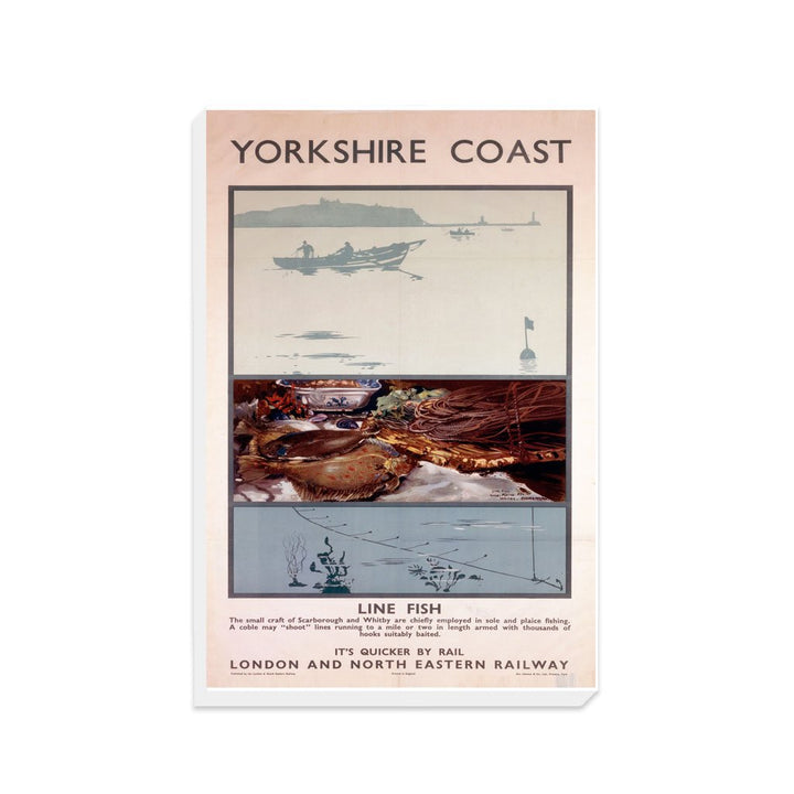Yorkshire Coast Line Fish LNER - Canvas