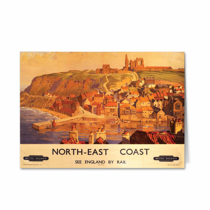 North East Coast, Whitby Greeting Card