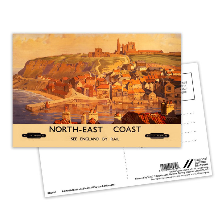 North East Coast, Whitby Postcard Pack of 8