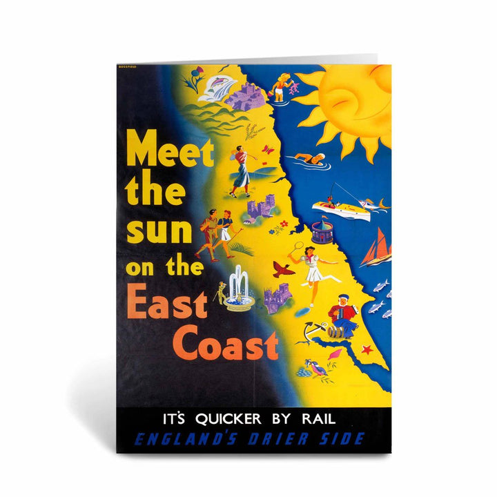 Meet the Sun on the East Coast Greeting Card