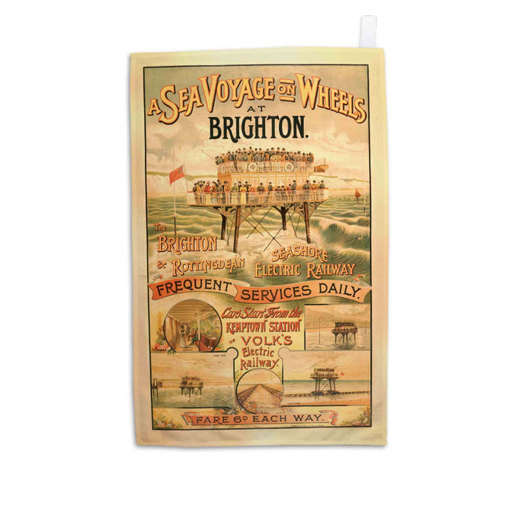 The Sea Voyage on Wheels at Brighton - Tea Towel