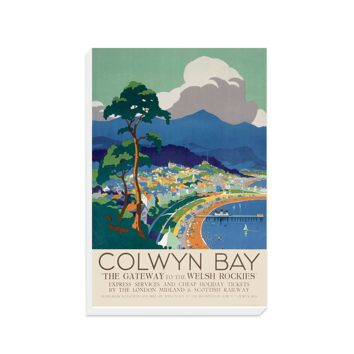Colwyn Bay, Gateway to the Welsh Rockies - Canvas