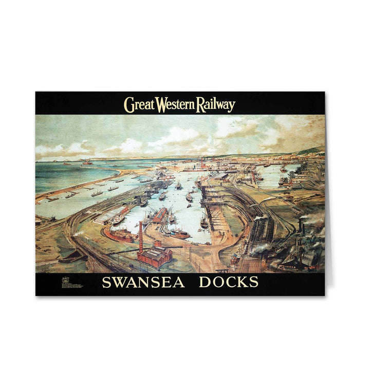 Swansea Docks GWR Greeting Card