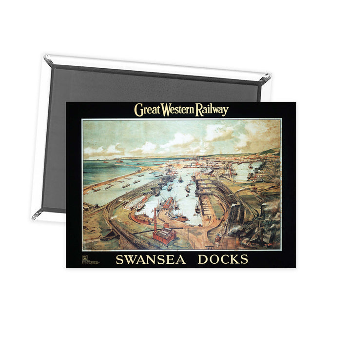 Swansea Docks GWR Fridge Magnet