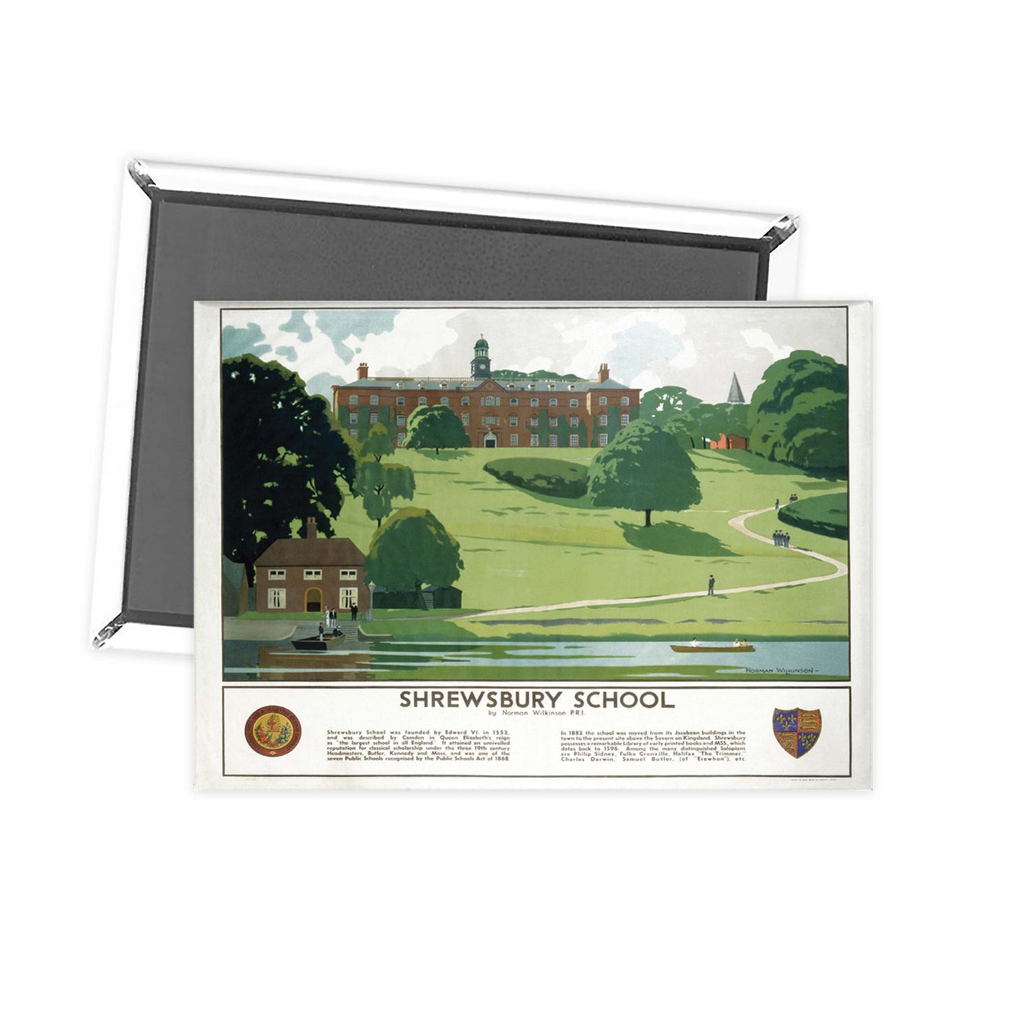 Shrewsbury School Fridge Magnet