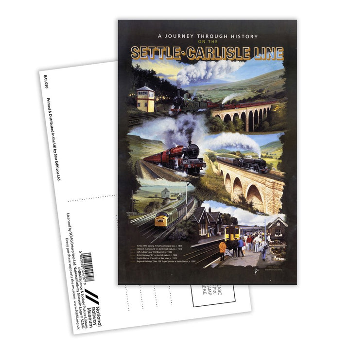 Settle Carlisle Line Postcard Pack of 8